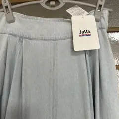 未使用タグ付き　JaVaデニムロングスカート