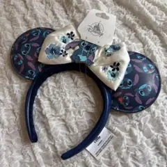 ディズニー　スティッチ　香港　カチューシャ　アナハイム　Disney リボンのサムネイル