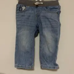 GAP デニムブルー ゴムウエストパンツ 12-18ヶ月