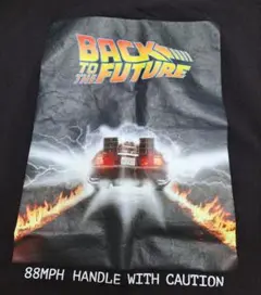 フリークスストア　バック・トゥ・ザ・フューチャー Tシャツ 黒　サイズL　メンズ