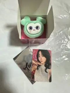 ランダムソフトトイリング　TWICE トゥワイスMINA ミナ　特典トレカ付き