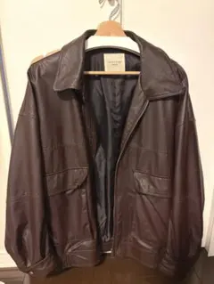 【早い者勝ち】FREAK'S STORE ブラウンレザージャケット