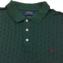美品正規 Ｌ ポロラルフローレン モノグラム クラシックフィット ポロシャツ