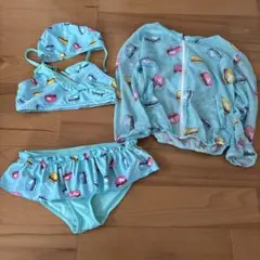 最終値下げ⭐️可愛い♡マカロン柄ビキニ4点セット