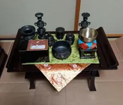 天然木 囲炉裏テーブル 鉄瓶・オカロ付き 和風インテリア - メルカリ