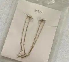 smelly 両耳ピアス　ゴールド