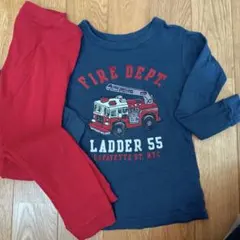 gap kids 消防車プリント パジャマセット 110cm