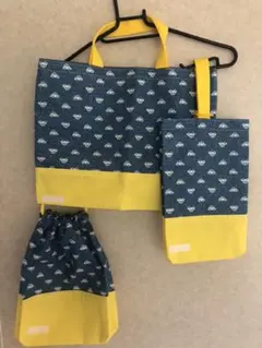 通園バック　通学バック　3点セット　ハンドメイド