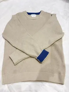 CIAOPANIC TYPY ベージュ ワッフル編み セーター M メンズ