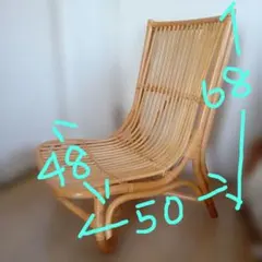 unico CAGE chair ラタンチェア ダイニングチェア カージュ #1 - メルカリ