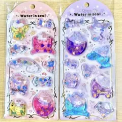 ハローキティ　ウォーターインシール　サンリオ　2枚セット