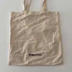 Francfranc トートバッグ キャンバス地 ベージュのサムネイル