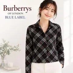 バーバリー　ノバチェッブラウス　　Burberrys ブラック　黒　超美品のサムネイル