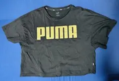 PUMA クロップドTシャツ ブラック XLサイズ