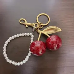 さくらんぼのホルダー サクランボ キーホルダー