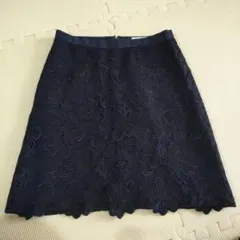 sacai luck ネイビー レース スカートのサムネイル