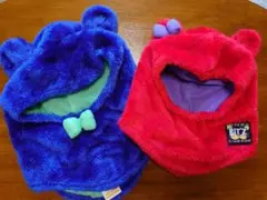 ネックウォーマー付帽子