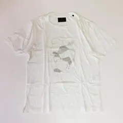 ランバンコレクション 日本製 アートグラフィック コットン Tシャツ 白 Lのサムネイル