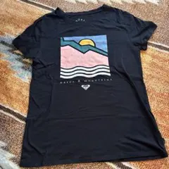 ROXY ブラックTシャツ Lサイズ