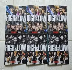 HiGH&LOW SEASON1+2　dvd レンタル　全6巻セット