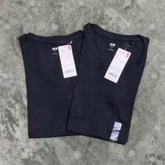 ユニクロUNIQLO スーピマコットン　モダールクルーネック T ２枚セット