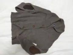 ブラウンのウール 製カーディガン journal standard アルパカ