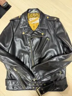 85新品/24Karats レザー×ニット ジャケットSライダースジャケット 85新品/24Karats レザー×ニット ジャケットSライダースジャケット
