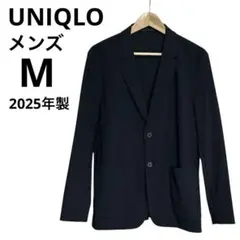 【極美品】ユニクロウルトラストレッチジャケット黒メンズMサイズ☆定価6990円