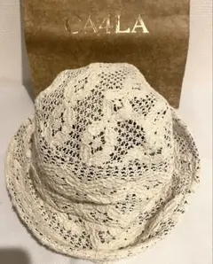 CA4LAカシラ★ レース バケットハット★ホワイト★美品★半額以下