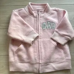 GAP フリース　パーカー　6-12month ピンク　女の子