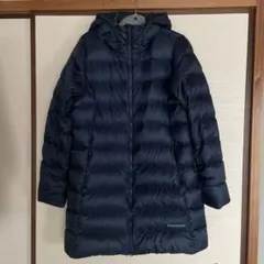 美品 モンベル ネージュダウンコート ロングコート ネイビー 1101551 M 美品 モンベル ネージュダウンコート ロングコート ネイビー 1101551 L