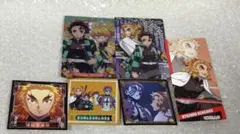 煉獄杏寿郎　竈門炭治郎　カード　ステッカー　セット　箔押し