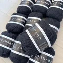 【605】JO SHARP 毛糸 10玉セット ブラック