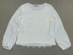 (L02705）NEMIKA by Leilian フロントレースコンビブラウス