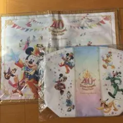 ディズニー 40周年 ランチケース ランチョンマット 2点セット