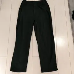 UNIQLO ダークグリーン コットンリラックスアンクルパンツサイズS ユニクロ