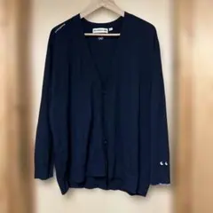 ユニクロANYA HINDMARCH メリノオーバーサイズVネックカーディガン