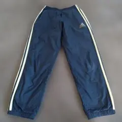 ◎adidas ピステパンツ 裏起毛 150cm 黒金