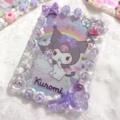 【推し活】B8硬質ケース ホイップデコ トレカケース 紫 アニマル シンプル