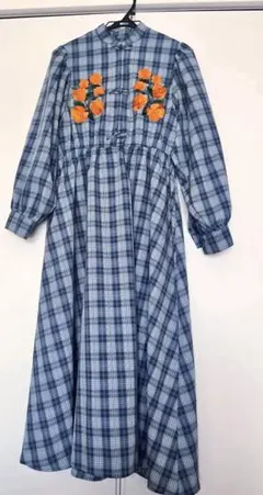 【美品】jouetie ジュエティ　フラワーチャイナワンピース