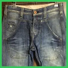 イタリアンデニムブランド　REPLAY／リプレイ✴️ジーンズ　ワーク　JEANS