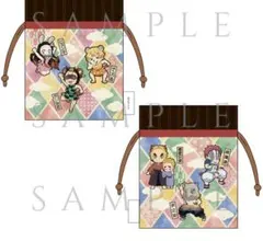 劇場版　鬼滅の刃 無限列車編  みにきゃら小物入れ巾着