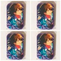 新品★あんスタ★UNDEAD【朔間零】一番カフェ★スクエア★缶バッジ★4点セット