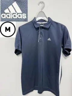 adidas golf】アディダスゴルフ ポロシャツ ネイビー Lサイズ - メルカリ