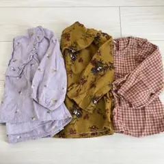 女の子100 秋服トップス3点セット　チュニック