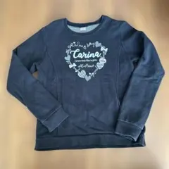 メゾピアノ裏起毛トレーナーＬ160