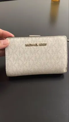 MICHAEL KORS シルバー 二つ折り財布