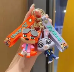 ニックワイルド ジュディホップス ズートピア キーホルダー