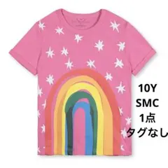新品　SMC ピンク 虹＆スター柄 Tシャツ　10Yのサムネイル