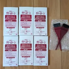 メルカリ便送料無料✨ビゲン染め毛ブラシ　ビニール手袋付き６セットのサムネイル